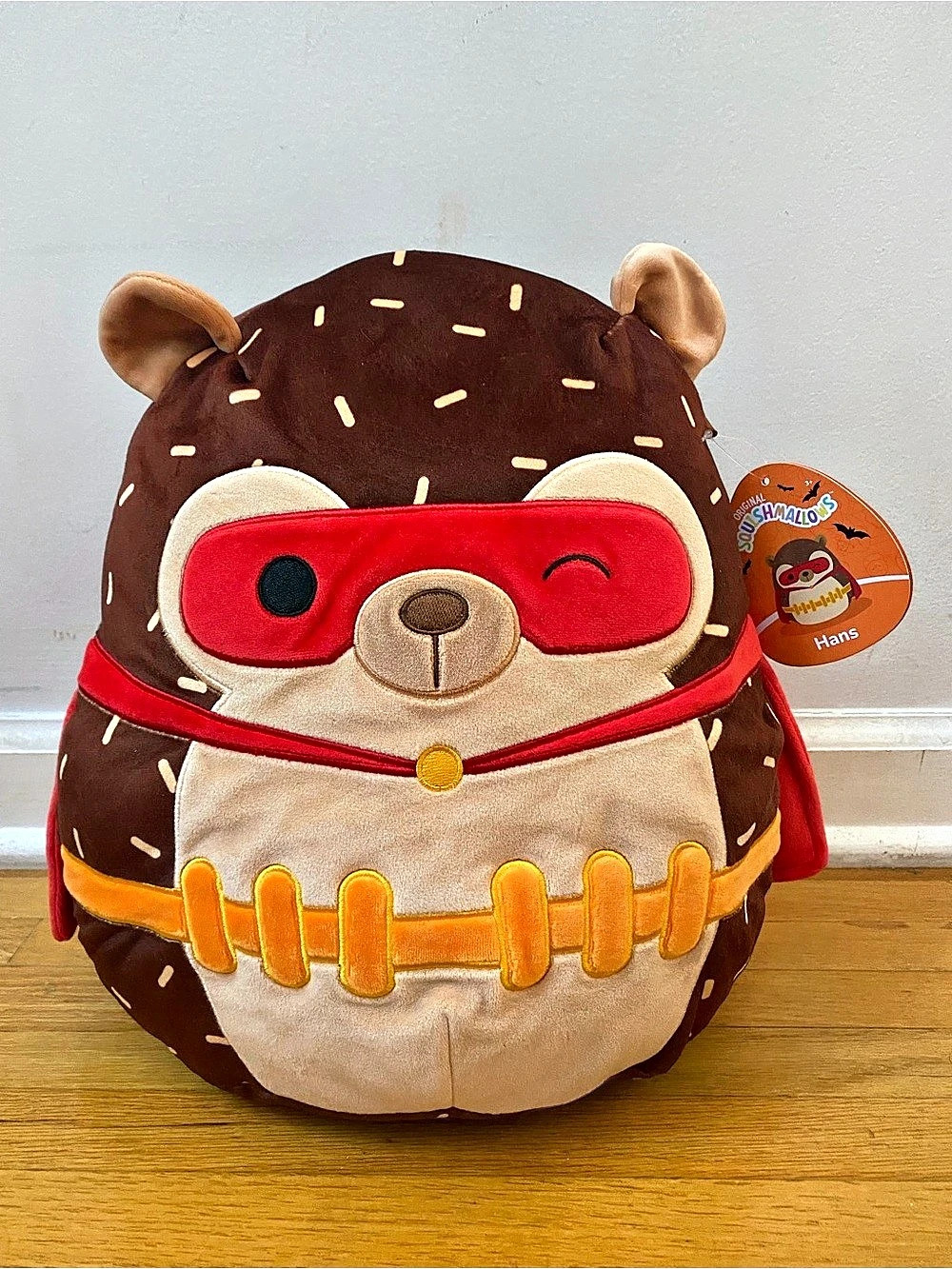 Squishmallows Hans the Hedgehog Superhero Costume 2023 Exclusive, Brand NEW